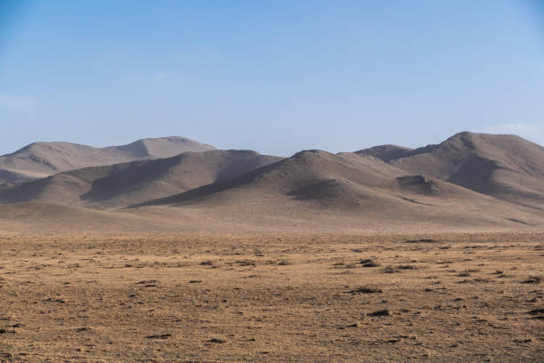 istock Nature Landscape Highway road in Central Mongolia 1496704384