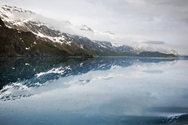 tarr inlet - montana us glacier national park usa glacier imagens e fotografias de stock