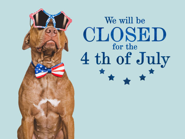 istock Signboard We will be closed for the 4th of July 1496731384