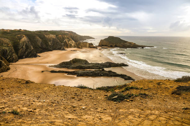 istock Beautiful Alteirinhos beach in Zambujeira do Mar 1496734030