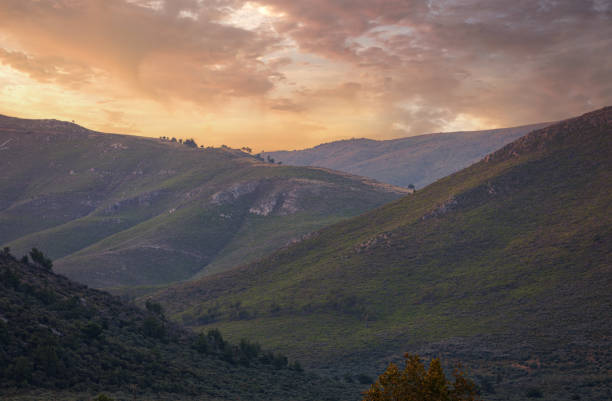 istock Scenic sunrise over the misty mountains 1496742728