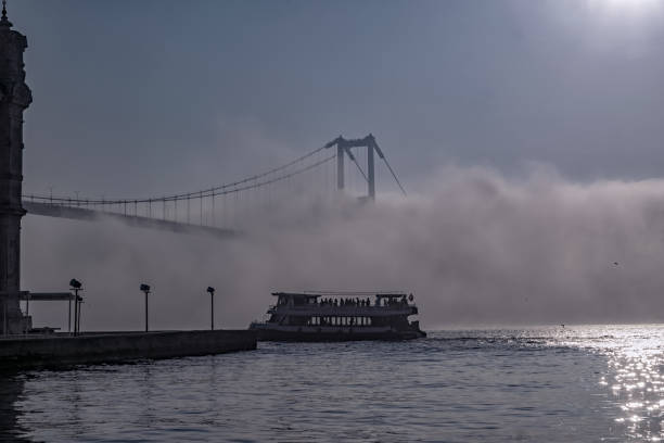 istock Foggy and Misty scene of Bosphorus Bridge 1496752551