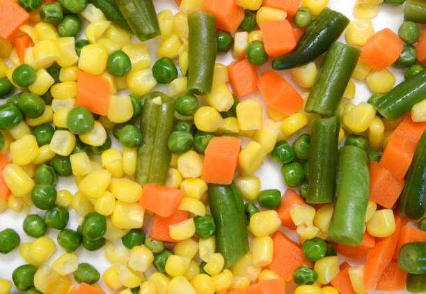 istock Fresh mixed vegetables on white. Golden mix. 1496752801