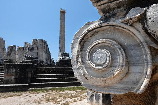 The Temple of Apollo in Didim, located 18 kilometers south of Miletus, an ancient port city in western Turkey, was the fourth largest temple in the ancient Greek world.