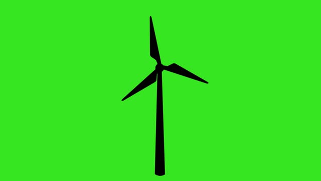 video animation icon windmill