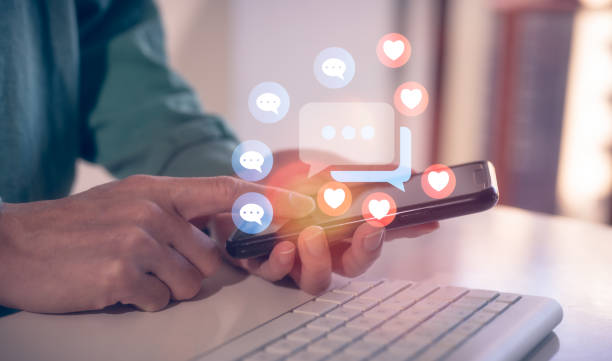 istock social media platform internet network concept, man using smartphone sending receiving social media connection icon love heart contact message thumb up on online network 1496770509