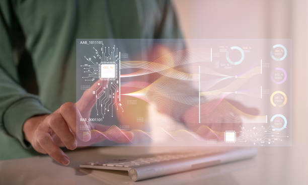 istock artificial intelligence Digital transformation change management, internet of things. man  working on virtual diagram, smart industry.Ai tech 1496771239
