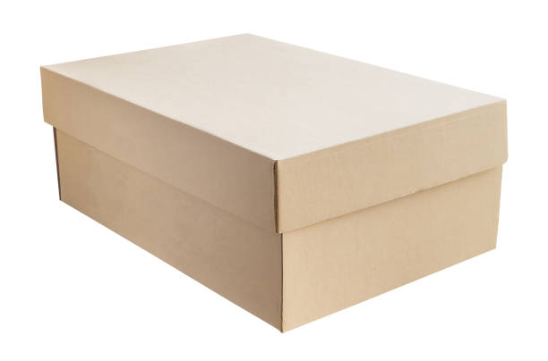 istock Mockup brown cardboard box isolated on white background 1496784242