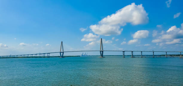 istock Charleston Harbor, South Carolina - Arthur Ravenel Jr Bridge 1496784367