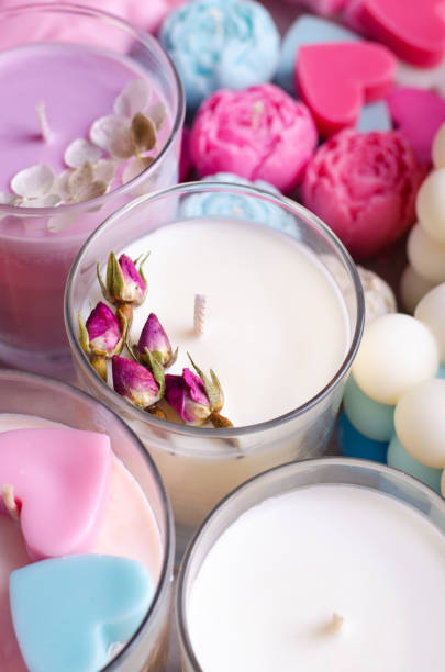 istock Soy Wax Candles, Assorted Handmade Aroma Candles 1496784983