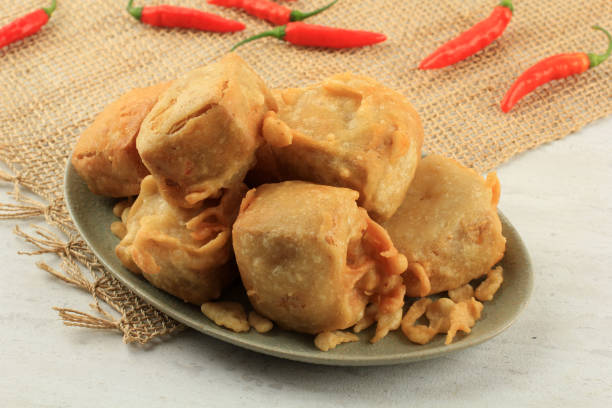 istock Tahu Isi, Indonesian Fried Stuffed Tofu 1496785364
