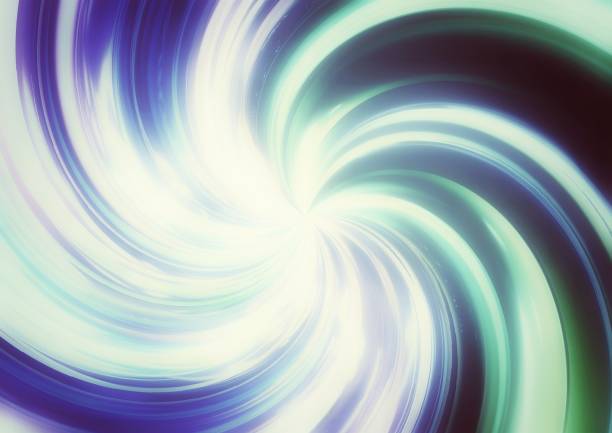 Abstract background of radially shining colorful rays