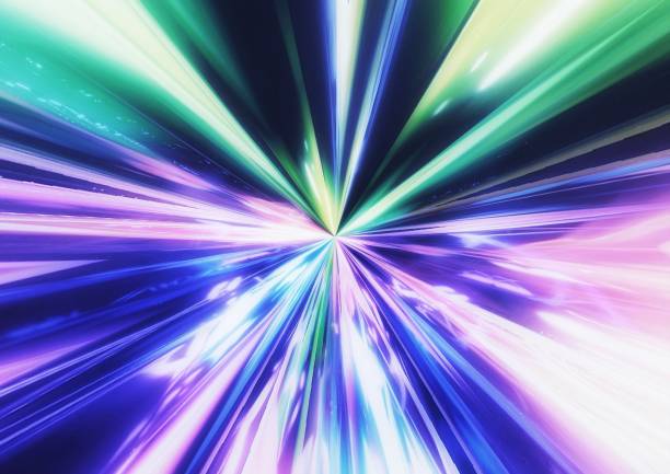 istock Abstract background of radially shining colorful rays 1496786689