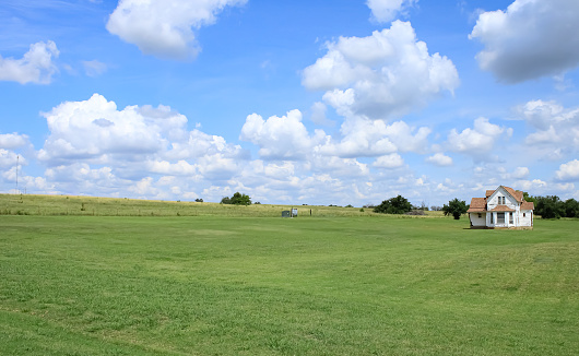 A beautiful scenic landscape in Oklahoma with