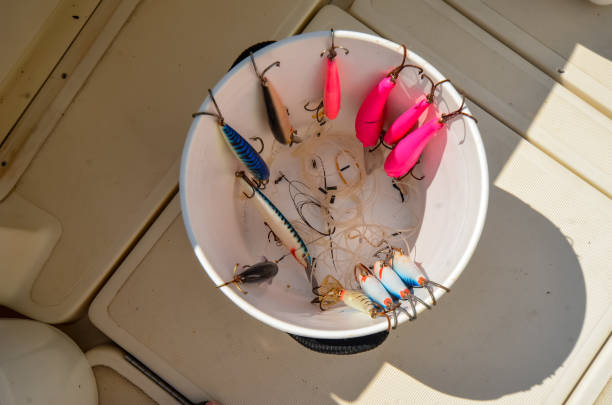 istock Fishing Trip - Lures in a Bucket 1496798423