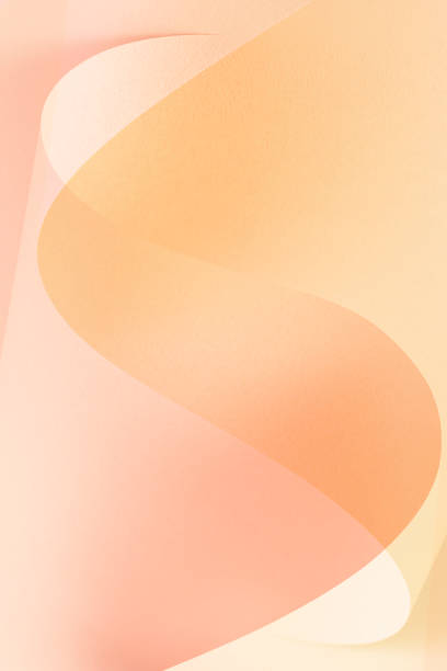 istock Elegant Curved Paper Synthesis Background 1496809471