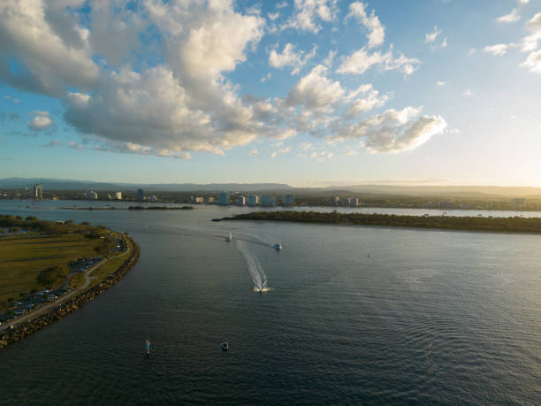 istock Sunset, Gold Coast Broadwater, Queensland, Australia 1496812408