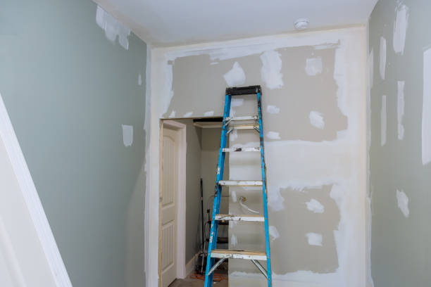 istock During the process of being plastered with drywall, a newly constructed house is ready for painting after being plastered with drywall 1496816101