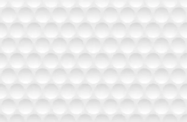 Vector illustration of Seamless golf ball pattern