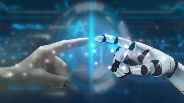 istock pointing finger hand arm touchscreen human people person robot technology ai intelligence artificial industry science cyborg future vr virtual reality innovation scifi internet network business tech 1496827260