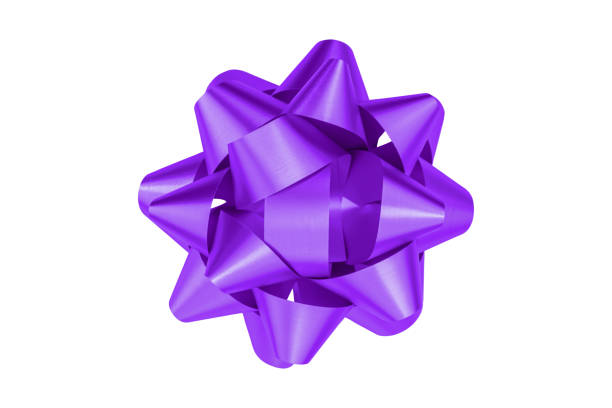 istock purple gift bow ribbon isolated on white background 1496829999