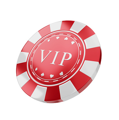 vip red casino gamble poker chip element isolated on white background. red casino gamble poker chip element isolated. red casino gamble poker chip isolated 3d render