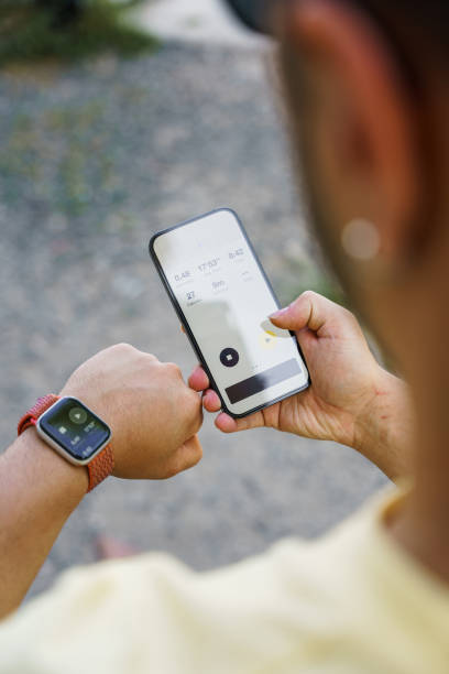 istock Running with Phone and Smart Watch 1496836758