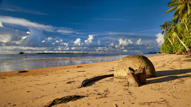 Wallis island beach Wallis island beach wallis and futuna islands stock pictures, royalty-free photos & images