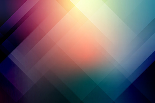 Digital and cyber background illustration with beautiful rainbow gradient.