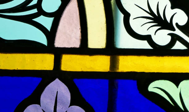 istock close-up stained glass window in a church 1496849625
