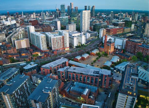 istock Manchester Skyline after the Sunset 1496850788