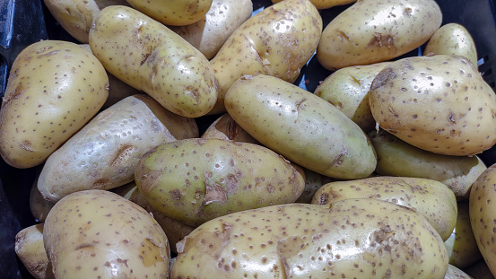 Group of potatoes for sale