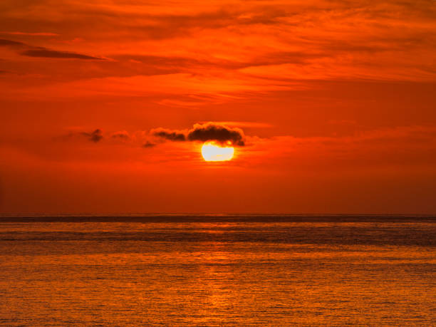 istock Amazing sunrise at the sea 1496859440