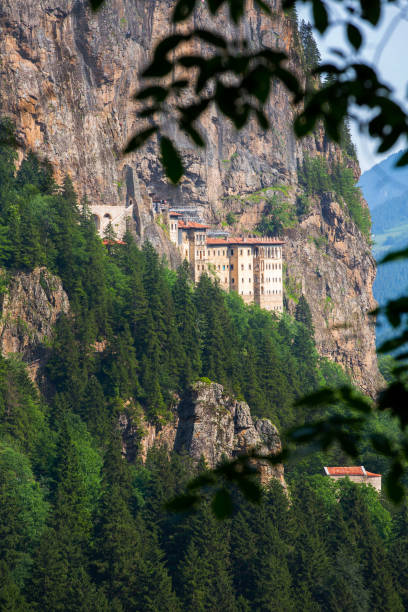 View of Sumela Monastery in Trabzon Province of Turkey. View of Sumela Monastery in Trabzon Province of Turkey. sumela monastery stock pictures, royalty-free photos & images