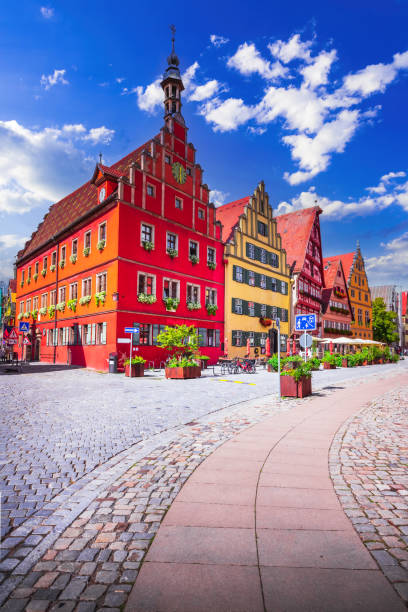 istock Dinkelsbuhl, Germany. Charming beautiful city on Romantic Road, Bavaria. 1496863545