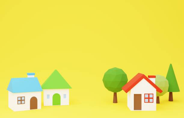 istock 3d image of a cute little house 1496863819