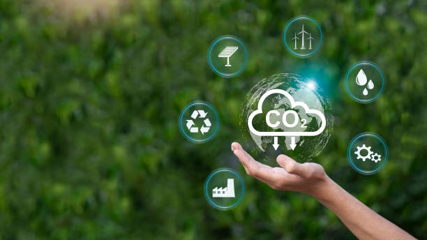 istock CO2, Carbon Dioxide Emission Reduction Concept, Sustainable Environmental Development 1496869162