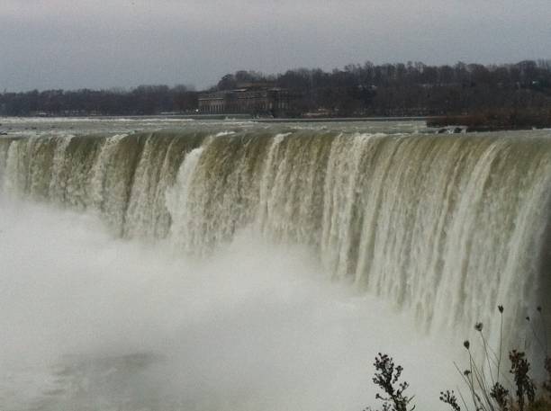istock Niagara Falls close up view in Winter 1496872582