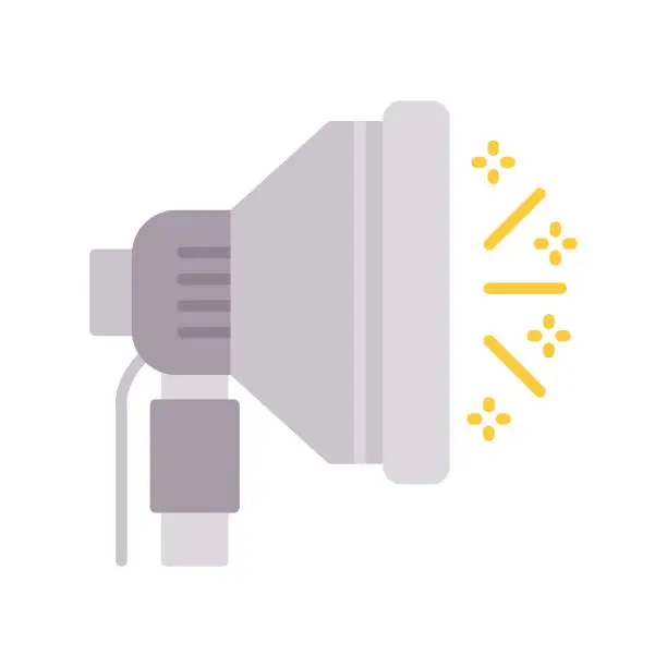 Vector illustration of Reflector Icon