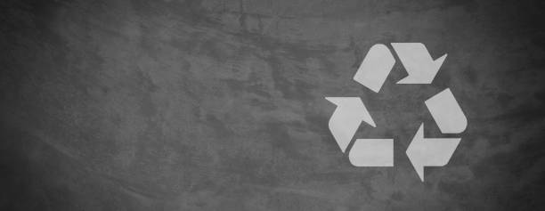 istock recycle icon on gray concrete wall background 1496880732
