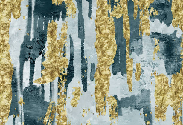 istock 3d mural wallpaper. 3d abstract paint marble wall decor. golden, black, beige, modern print artwork background. Resin geode and abstract art, functional art, like watercolor geode painting 1496885407