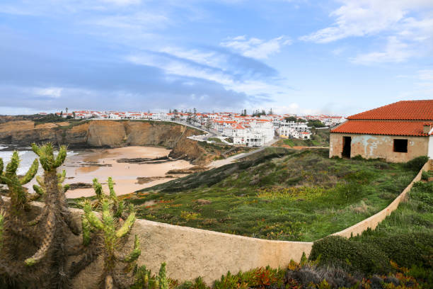 istock Panoramic view of Zambujeira do Mar town 1496889711