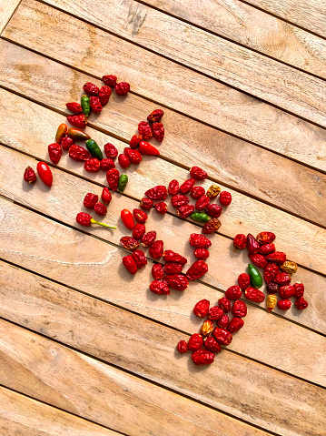 Red Hot Chili Peppers; hot lettering with pepper