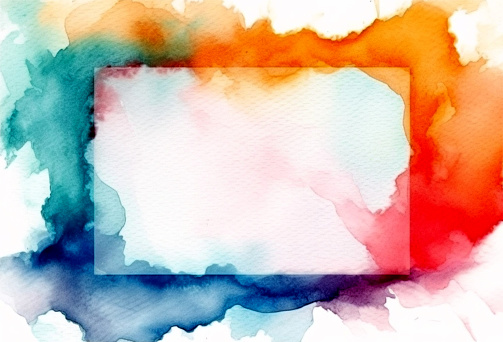 Beautiful abstract watercolor background with copy space, vivid bright multi colored texture. High quality photo