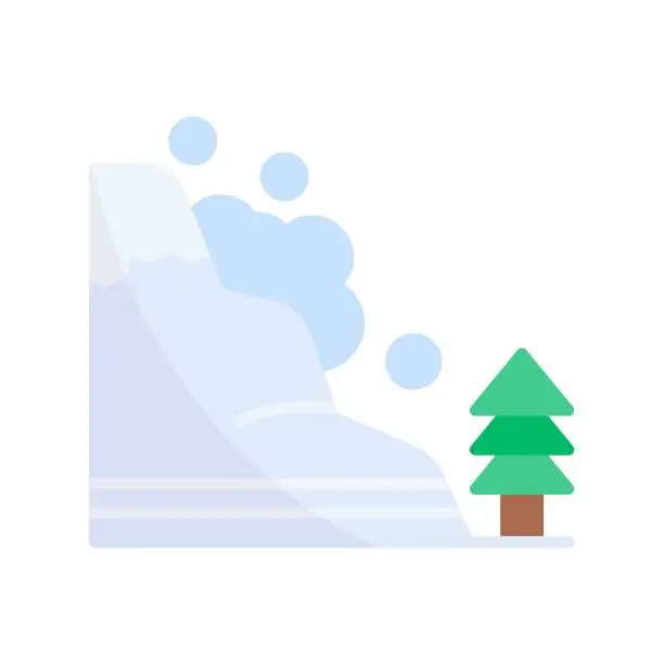 Vector illustration of Avalanche Icon