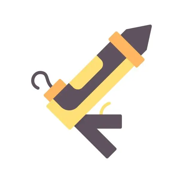 Vector illustration of Caulk Gun Icon