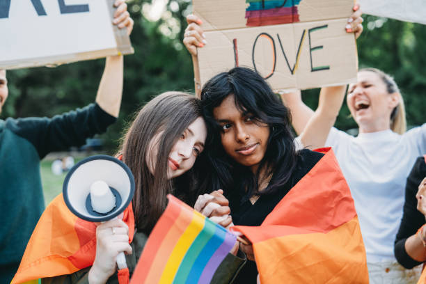 istock People are enjoying an LGBTQIA pride event 1496908233