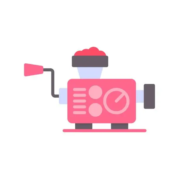 Vector illustration of Meat Grinder Icon