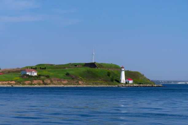 istock Light house on green Island 1496911214