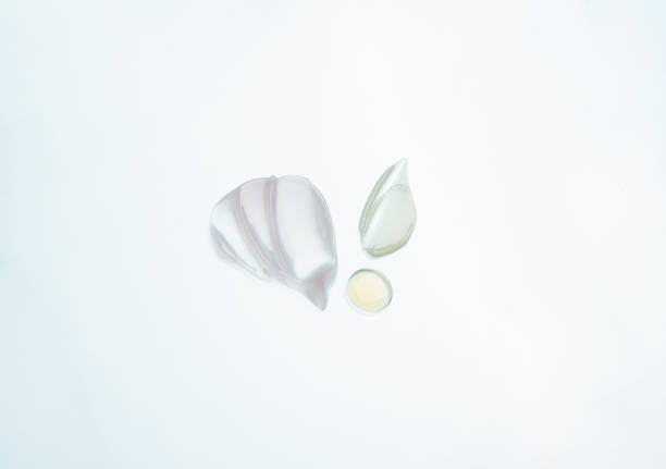 istock Closeup samples of cosmetic products. Self-care trend 1496911310